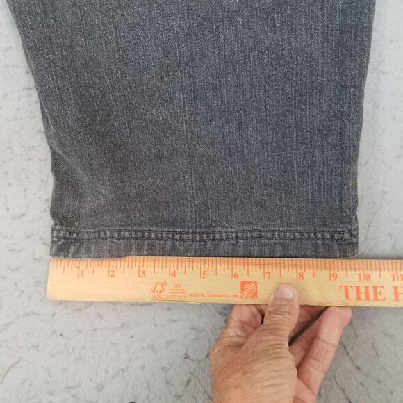 Duluth Trading Flex Ballroom Jeans Mens 46x30 Gray Stretch Denim Work Pants - Picture 8 of 11